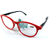 Berkeley Lesebrille +4,0 Kunststoff rot, schwarze Bügel 1 Stück MC2253