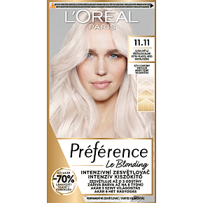 L'oreal Paris Préférence inzenzivní zesvětlovač na vlasy, Venice ultra světlá křišťálová blond 11.11