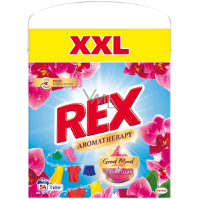 Rex Aromatherapy Orchid Color Waschmittel für Buntwäsche Schachtel 54 Dosen 2,97 kg Rex Aromatherapy Orchid Color Waschmittel für Buntwäsche Schachtel 54 Dosen 2,97 kg