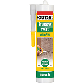 Soudal Spachtelmasse, überstreichbar, weiß, 280 ml