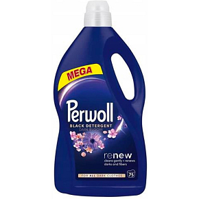 Perwoll Waschgel Mega Renew Dark Bloom 75 Wäschen, 3750 ml