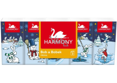 Harmony Prima papírové kapesníčky Bob & Bobek 3vrstvé 10 x 10 ks