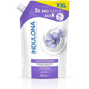 Indulona flüssige Seife Leinsamen Nachfüllung, 750 ml