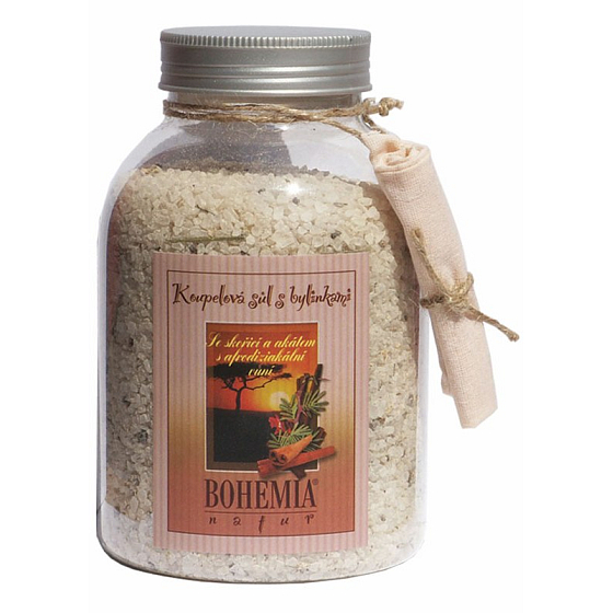 Bohemia Gifts Zimt und Akazie mit aphrodisierendem Duft Badesalz 1,2 kg