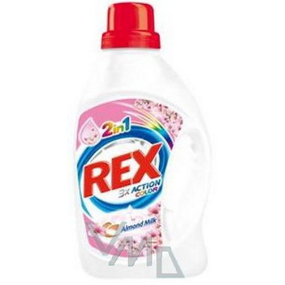 Rex 2in1 Mandelmilchgel zum Waschen farbiger Wäsche 1,5 l