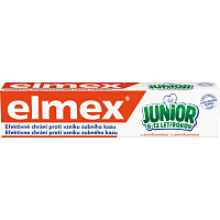 Elmex Junior Fluor Zahnpasta für Kinder von 6-12 Jahren, 75 ml