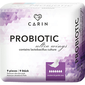 Carin Ultra Probiotic Damenbinden, 9 Stk
