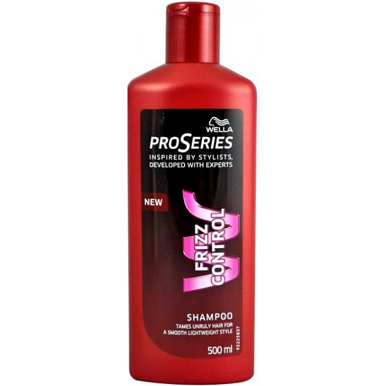 Wella Pro Series Frizz Control Shampoo für üppiges, widerspenstiges, struppiges Haar 500 ml