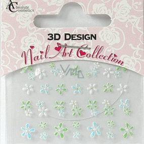 Absolute Cosmetics Nail Art 3D Nagelaufkleber 24905 1 Blatt