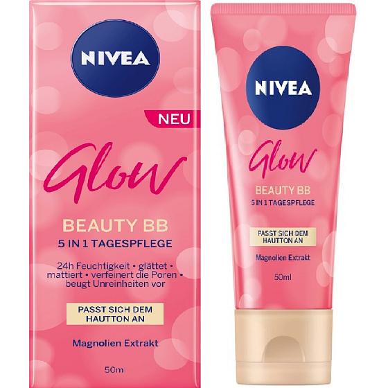 Nivea Glow Beauty BB Tagescreme verwirrend für problematische Haut 50 ml