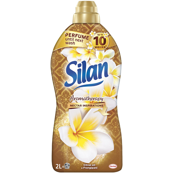 Silan Aromatherapie Nektar Inspirationen Zitrusöl & Frangipani Weichspüler 80 Dosen von 2 Litern