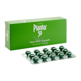 Plantur 39 Aktive Kapseln gegen Haarausfall bei Frauen, Nahrungsergänzungsmittel 60 Stück