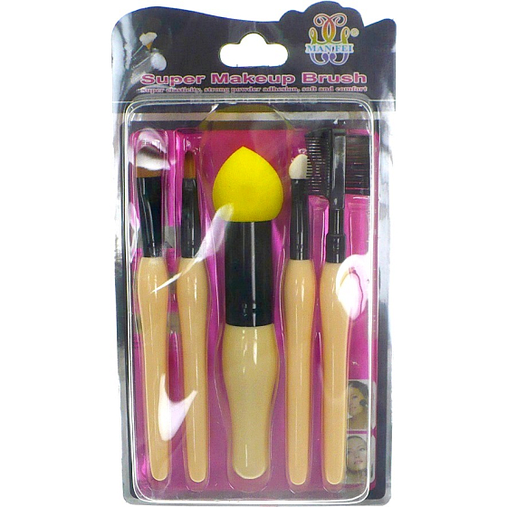 Man Fei Super Makeup Brush Set mit Kosmetikpinseln 47 5-tlg