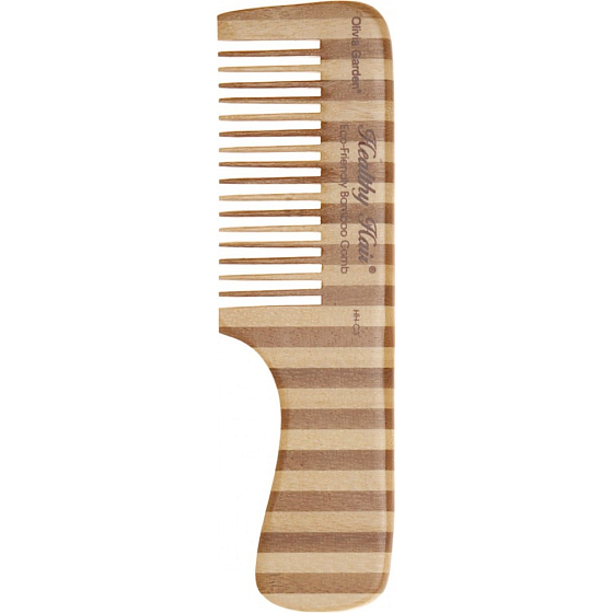 Olivia Garden Bamboo Healthy Hair Comb 3 Bambus-Kamm mit antistatischem Eco-Effekt