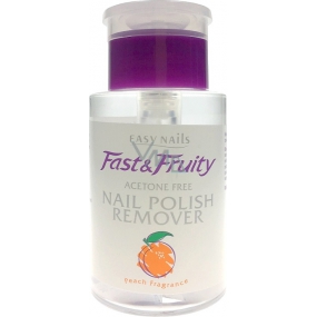 Easy Nails Fast & Fruity Nagellackentferner mit Pumpe Peach 180 ml
