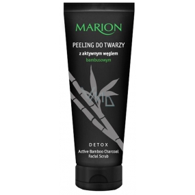 Marion Detox Black Gesichtspeeling Peeling Bambus 75 ml