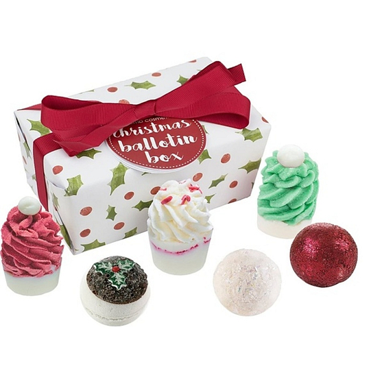 Bomb Cosmetics Luxus Butter Weihnachtskugel Set 3 x 30 g + Block 3 x 50 g, Kosmetikset
