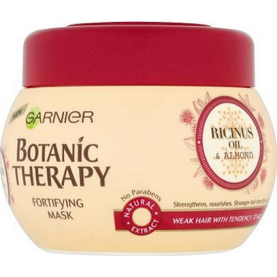 Garnier Botanic Therapy Rizinusöl & Mandel Maske für schwaches Haar mit Neigung zum Ausfallen 300 ml