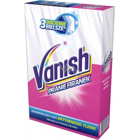 Vanish Oxi Action Crystal White Zum Waschen von Vorhängen Waschpulver 6 Dosen von 400 g
