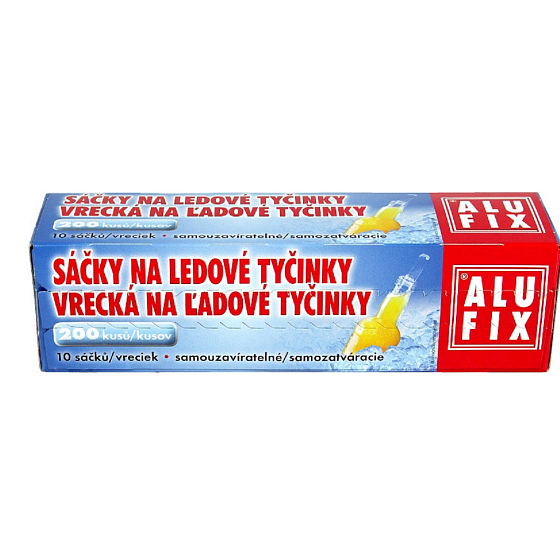 Selbstverschließende Beutel für Eisstangen 200 Stangen 10 Beutel