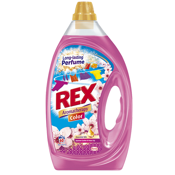 Rex Japanese Garden & Water Lily Aromatherapie Farbgel zum Waschen farbiger Wäsche 60 Dosen 3 l