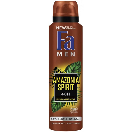 Fa Men Brazilian Vibes Amazonia Spirit Deodorant Spray für Männer 150 ml