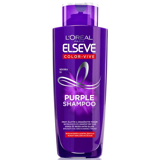 Loreal Paris Elseve Color Vive Purple Shampoo gegen Gelb- und Orangetöne 200 ml