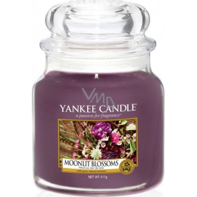 Yankee Candle Moonlit Blossoms - Blumen im Mondlicht Duftkerze Classic Medium Glas 411 g