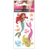 Tattoo-Aufkleber bunt mit Glitzer Mermaids 10,5 x 6 cm
