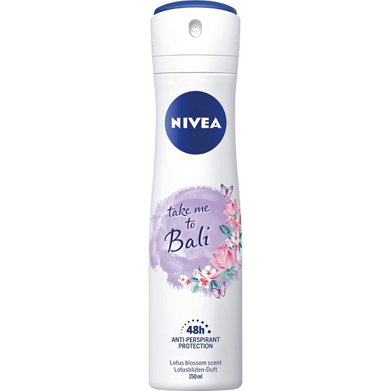 Nivea Bring mich nach Bali Antitranspirant Deodorant Spray für Frauen 150 ml