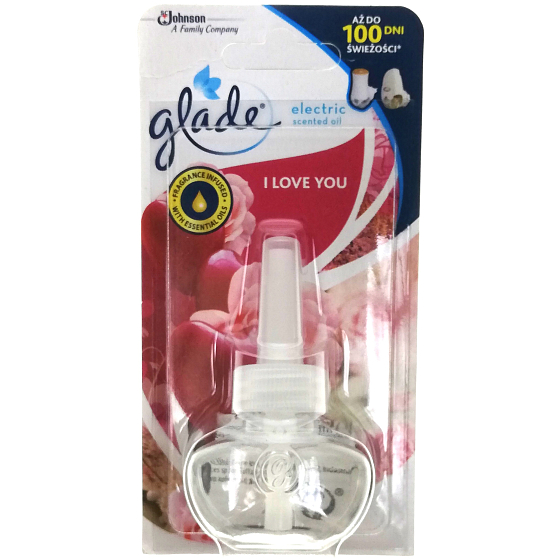 Glade Electric Scented Oil Sinnlich Ich liebe dich - Ich liebe dich Flüssigkeitsnachfüllung für elektrischen Lufterfrischer 20 ml