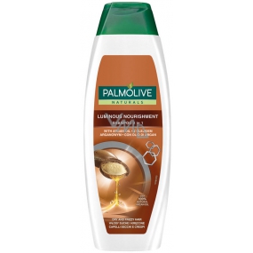 Palmolive Luminous Nourishment Arganöl 2in1 Shampoo für trockenes und strapaziertes Haar 350 ml