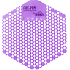 Fre Pro Wave Lavendel duftendes Urinal-Sieb lila 19 x 20,3 x 1,9 cm 52 g