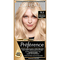 L'oreal Paris Préférence Haarfarbe, Oslo, sehr hell aschblond 9.1