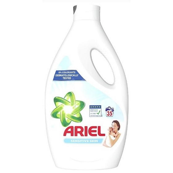 Ariel Sensitive Skin flüssiges Waschgel 35 Dosen 1.925 l