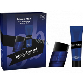 Bruno Banani Magic Eau de Toilette für Männer 30 ml + Duschgel 50 ml, Geschenkset für Männer