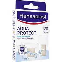 Hansaplast Aqua Protect wasserdichte Pflaster 20 Stück