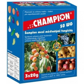 Champion 50 WG fungizides und bakterizides Pflanzenschutzmittel 3 x 20 g