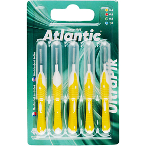 Atlantic UltraPik Interdentalbürsten 0,4 mm Gelb 5 Stück