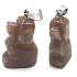 Jaspis Hund Anhänger Naturstein, handgeschliffene Figur 1,8 x 2,5 x 8 mm, Stein der positiven Energie