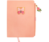 Albi Tagebuch 2024 mit Designstift Schmetterling 10,7 x 14,5 x 1,2 cm