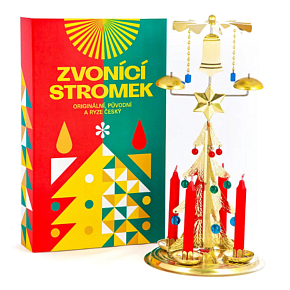 Engel klingelnd Klingelnder Baum Weihnachten gold 30 cm