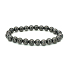 Magnetovec Schlankheits-Magnetarmband elastisch Naturstein, Kugel 8 mm / 16 - 17 cm