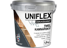 Uniflex kamnářský tmel, žáruvzdorný tmel, 1,8 kg