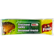 Fino mikroténové sáčky s klipsem 18 x 20 cm, 100 ks, 7µm