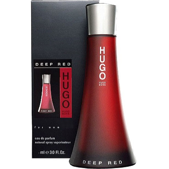 Hugo Boss Tiefrotes Eau de Parfum für Frauen 90 ml