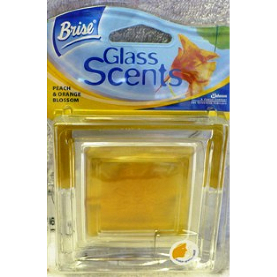 Glade Glass Scents Pfirsich und orange Glas gelb gesetzt Lufterfrischer 12 ml