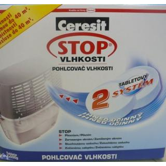 Ceresit Stop Moisture Absorber 2 Tablettsystem abgeschlossen
