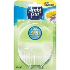 Ambi Pur Fresh & Shine 2 in 1 Fresh Gardens Toilettenblock 55 ml