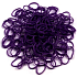 Loom Bands gumičky na pletení náramků Fialovo-černé 200 kusů